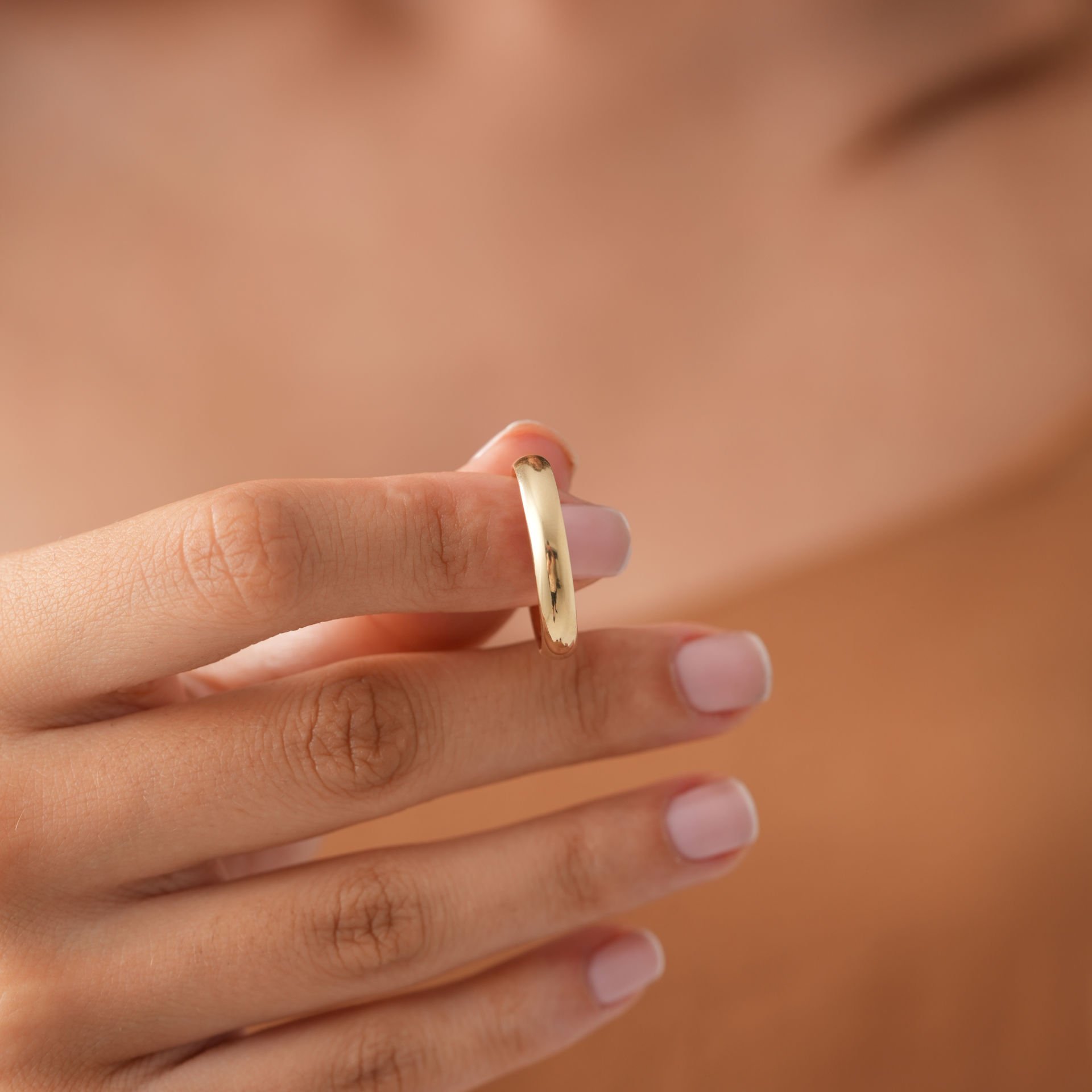 4mm Klasik Bombe Alyans Sadece Bay