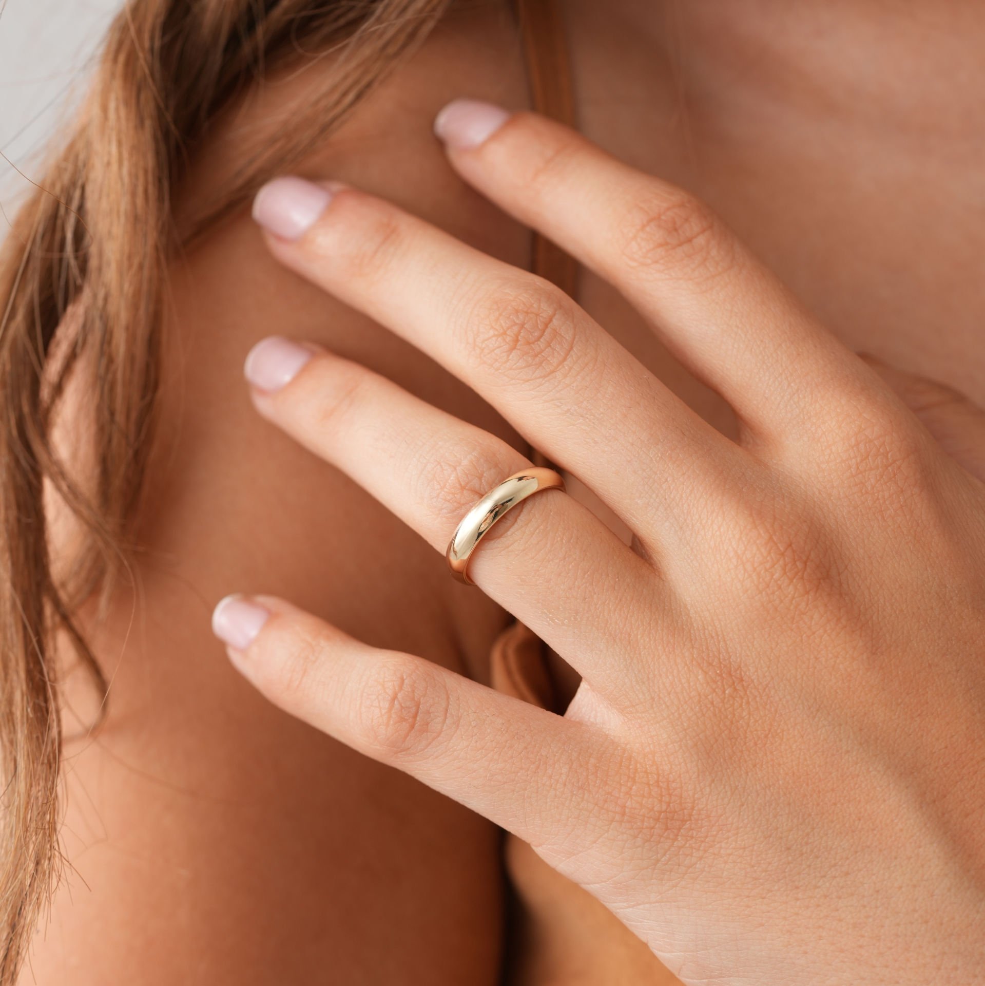 4mm Klasik Bombe Alyans Sadece Bayan