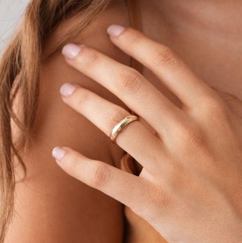 4mm Klasik Bombe Alyans Sadece Bayan