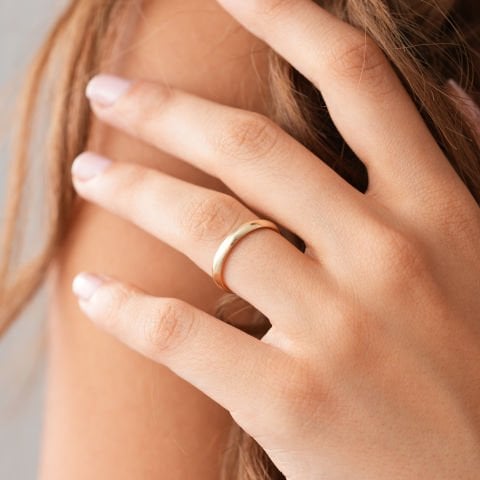 3mm Klasik Bombe Alyans Sadece Bayan