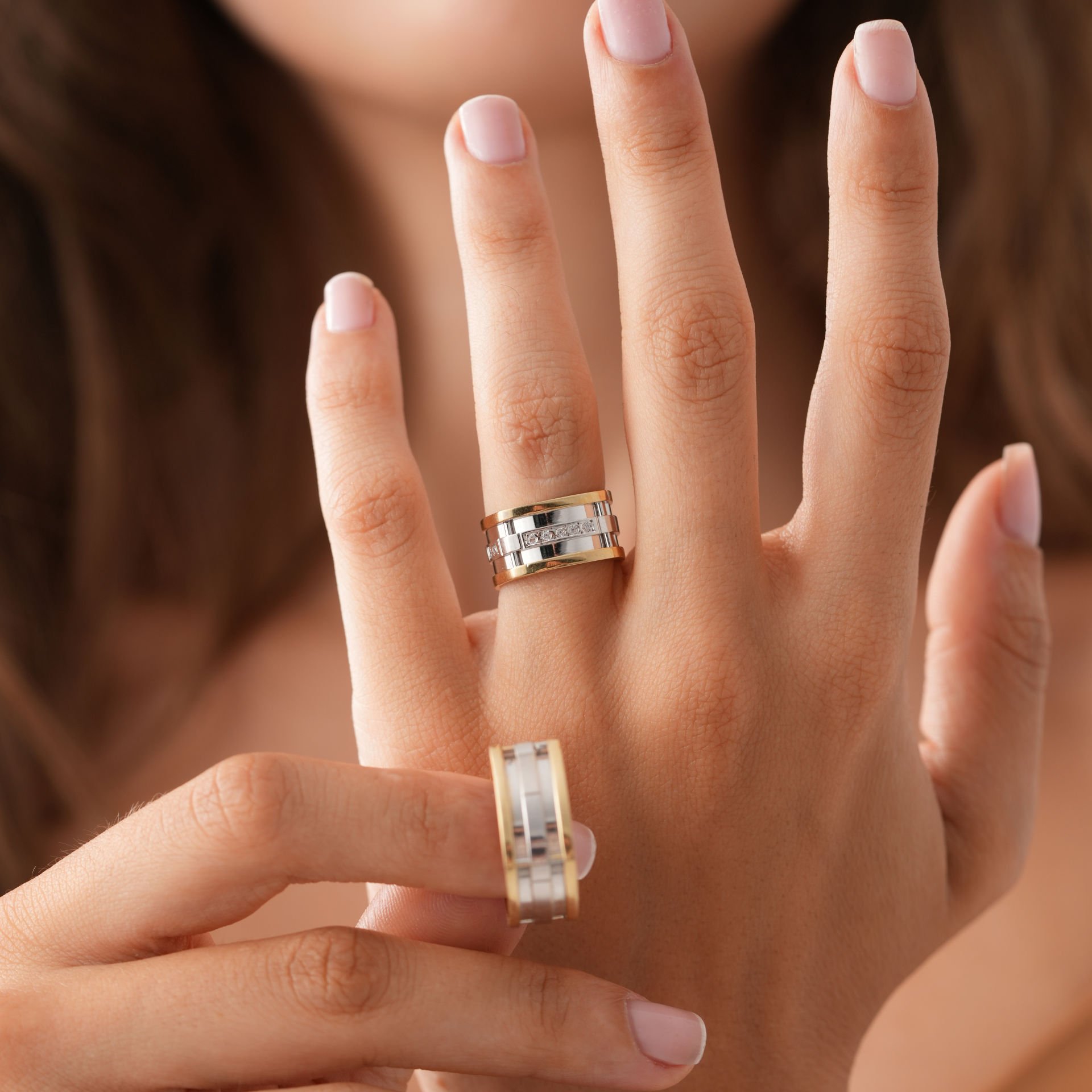 Çift Renk Alyans Çift Alyans