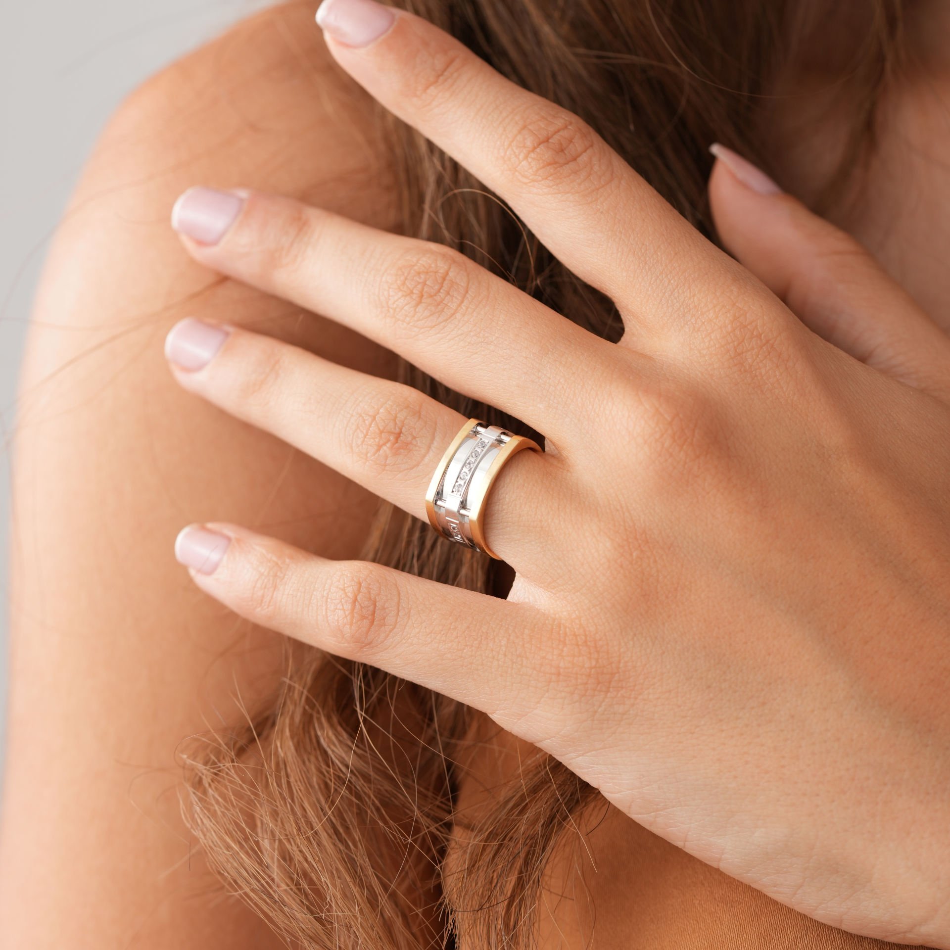 Çift Renk Alyans Sadece Bayan