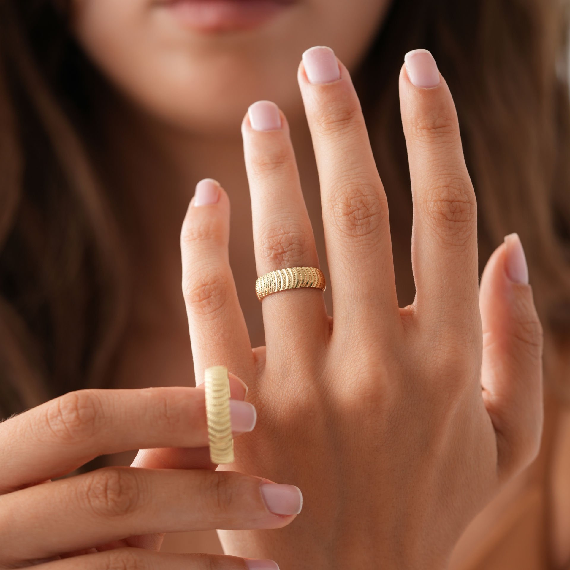 Taşsız Alyans Çift Alyans