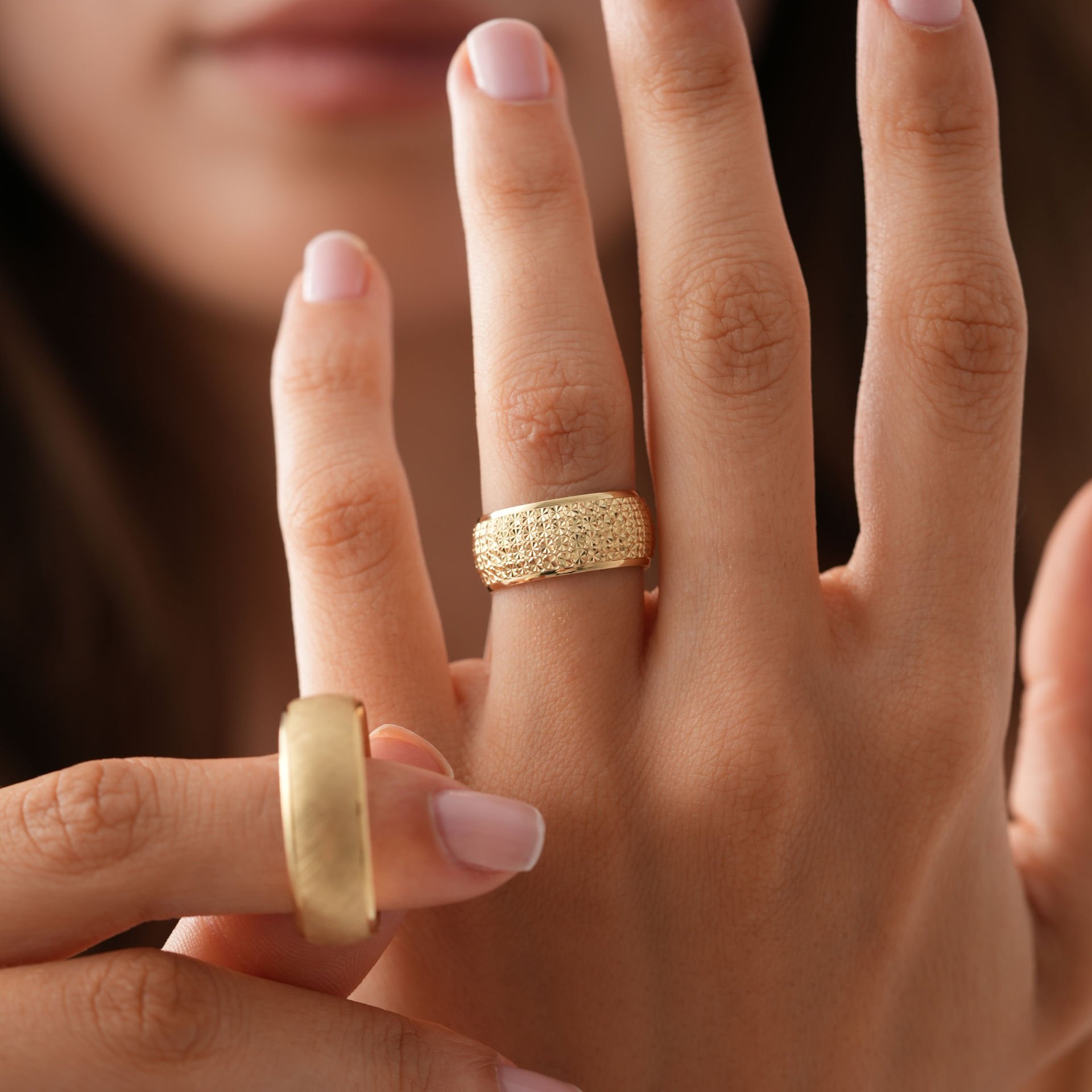 Taşsız Alyans Çift Alyans