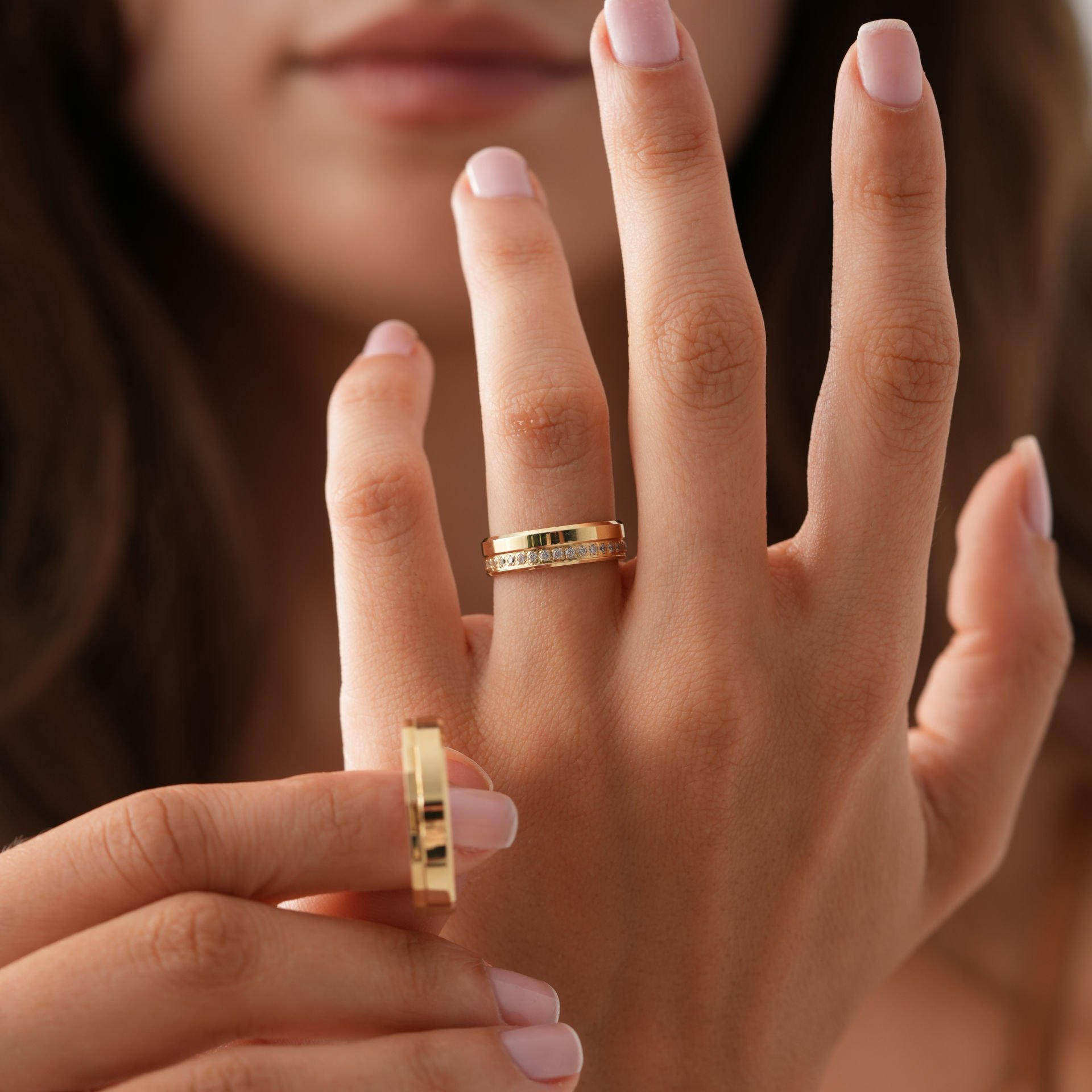 Taşlı Alyans Çift Alyans