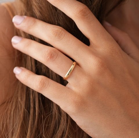 2,5mm Klasik Bombe Alyans