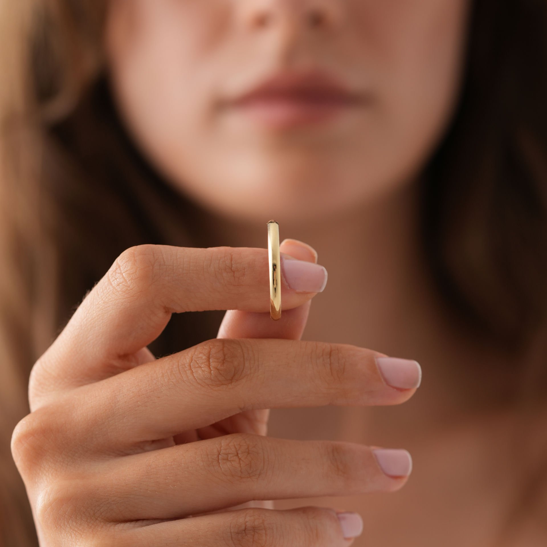 2,5mm Klasik Bombe Alyans Sadece Bay