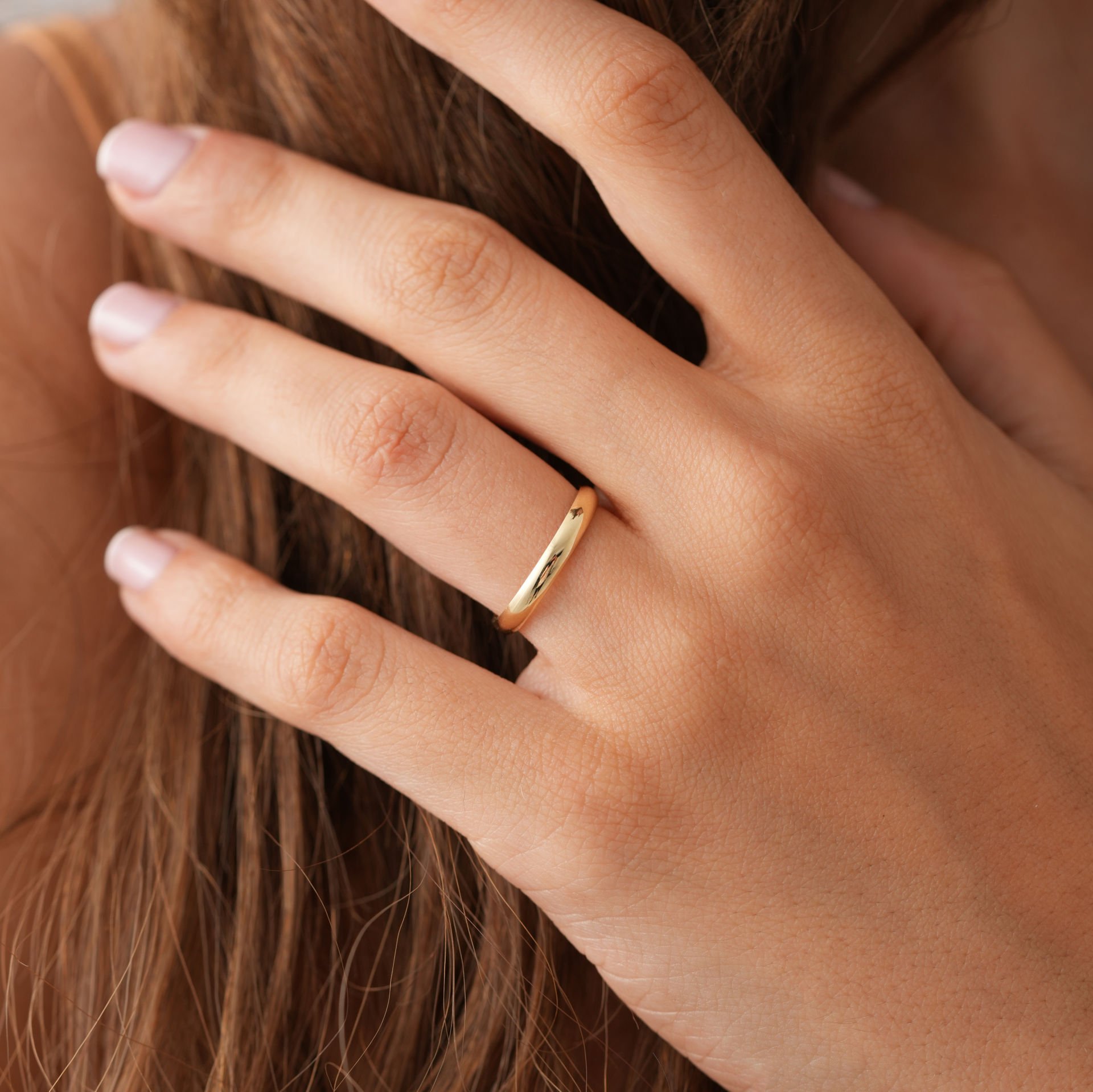 2,5mm Klasik Bombe Alyans Sadece Bayan