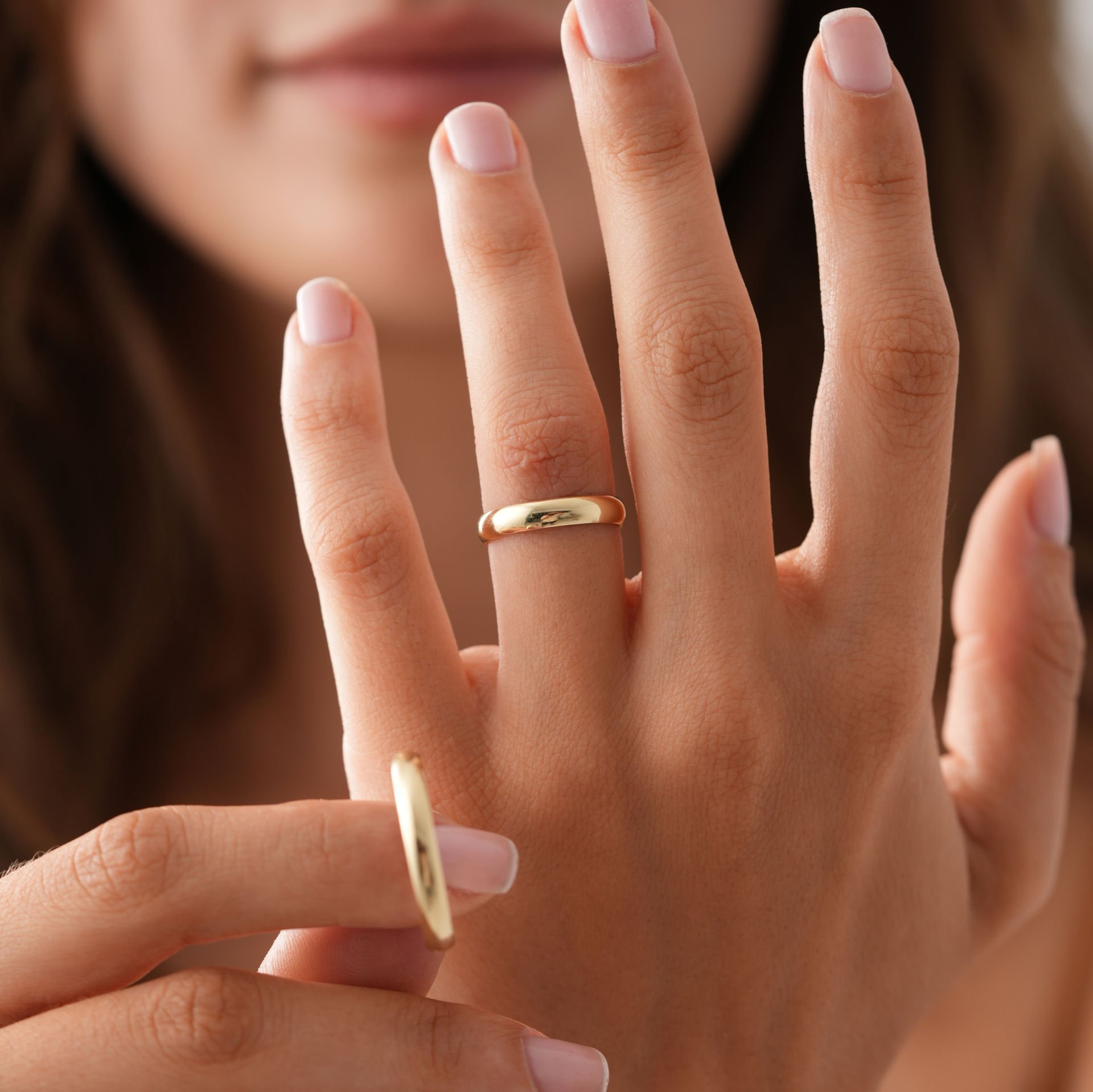 3,5mm Klasik Bombe Alyans Çift Alyans