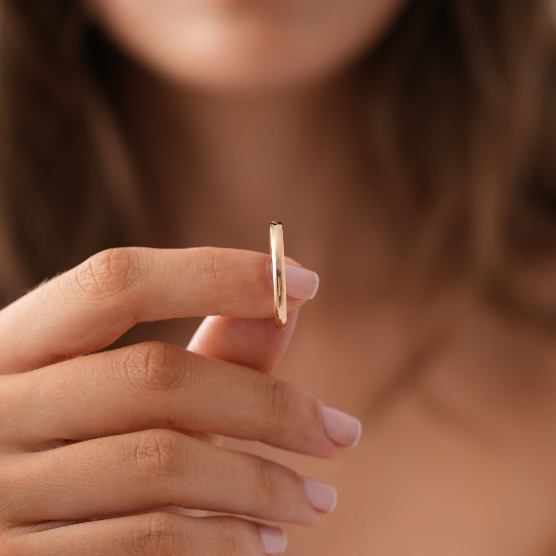 2,5mm Rose Klasik Bombe Alyans Sadece Bay